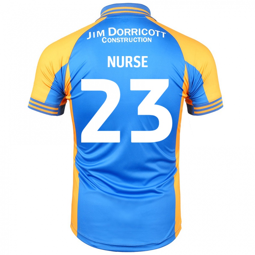 Mænd George Nurse #23 Blå Rav Hjemmebane Spillertrøjer 2024/25 Trøje T-Shirt