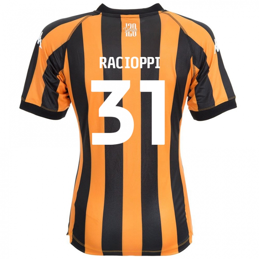 Mænd Anthony Racioppi #31 Sort Rav Hjemmebane Spillertrøjer 2024/25 Trøje T-Shirt