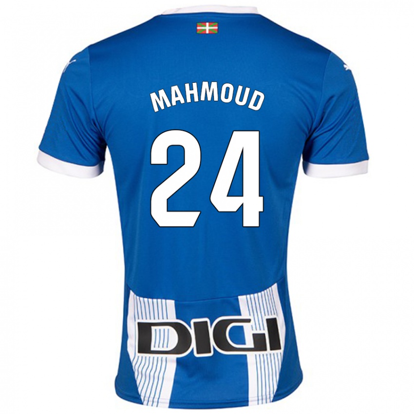 Mænd Abdallahi Mahmoud #24 Blå Hjemmebane Spillertrøjer 2024/25 Trøje T-Shirt