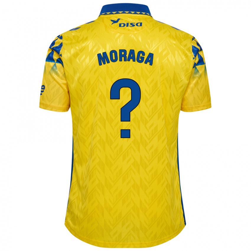 Mænd Marcos Moraga #0 Gul Blå Hjemmebane Spillertrøjer 2024/25 Trøje T-Shirt