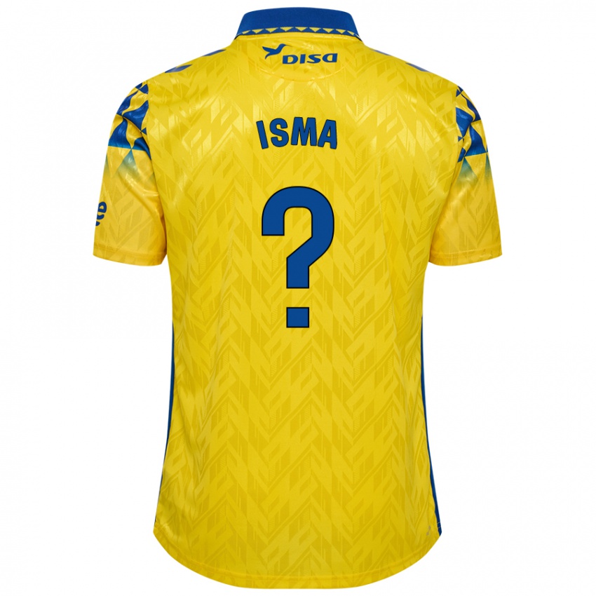 Mænd Isma Hernández #0 Gul Blå Hjemmebane Spillertrøjer 2024/25 Trøje T-Shirt