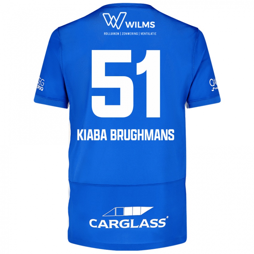 Mænd Lucca Kiaba Brughmans #51 Blå Hjemmebane Spillertrøjer 2024/25 Trøje T-Shirt