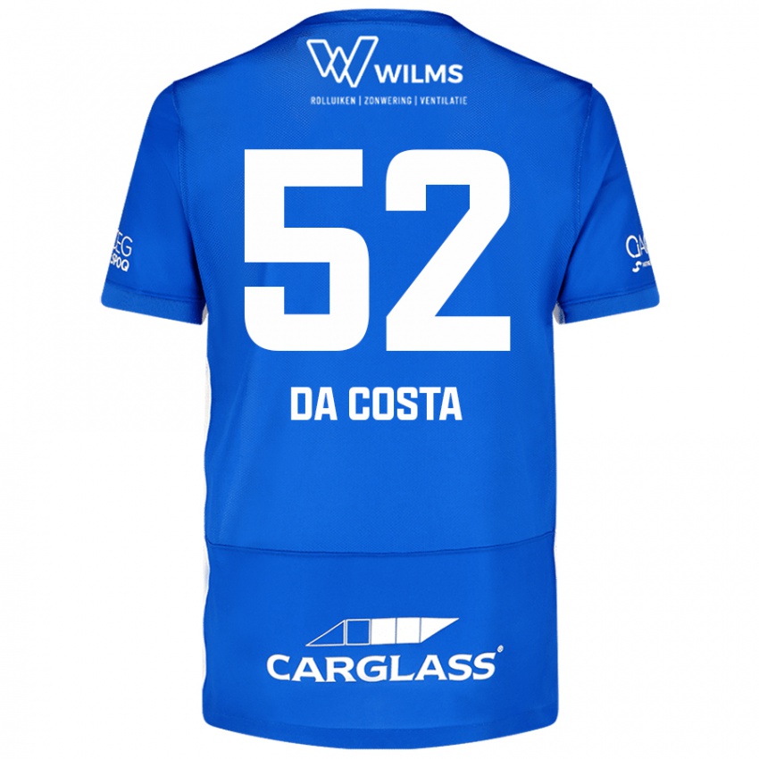 Mænd Wilson Da Costa #52 Blå Hjemmebane Spillertrøjer 2024/25 Trøje T-Shirt