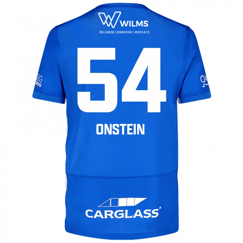 Mænd Juwensley Onstein #54 Blå Hjemmebane Spillertrøjer 2024/25 Trøje T-Shirt