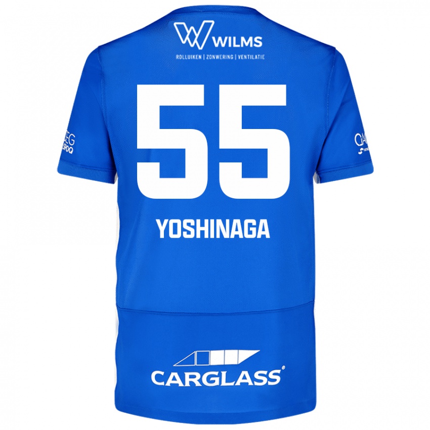 Mænd Yumeki Yoshinaga #55 Blå Hjemmebane Spillertrøjer 2024/25 Trøje T-Shirt