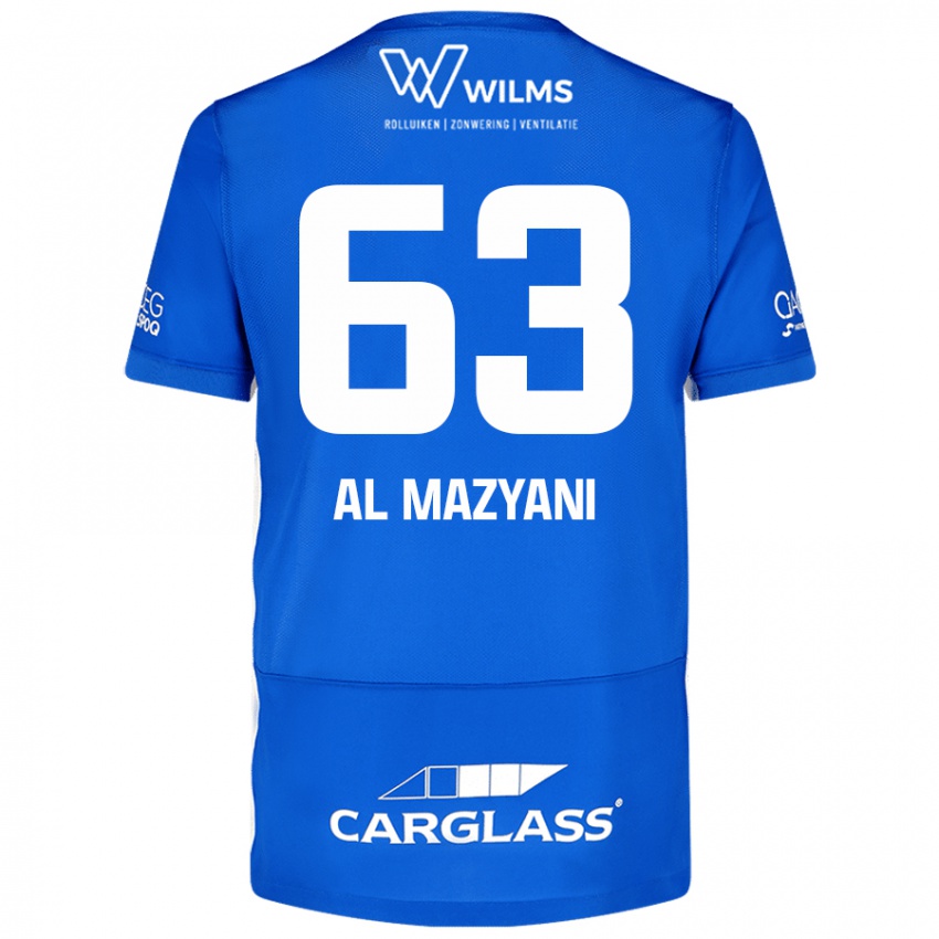 Mænd Faissal Al Mazyani #63 Blå Hjemmebane Spillertrøjer 2024/25 Trøje T-Shirt