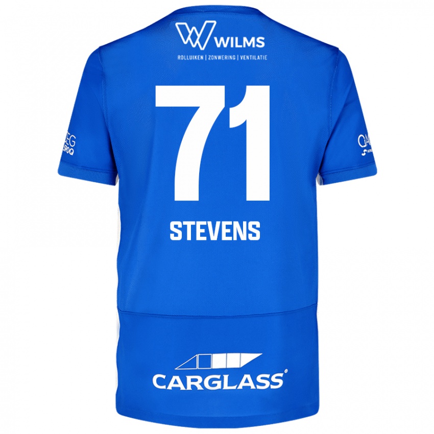 Mænd Brent Stevens #71 Blå Hjemmebane Spillertrøjer 2024/25 Trøje T-Shirt