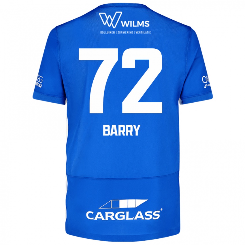 Mænd Alpha Barry #72 Blå Hjemmebane Spillertrøjer 2024/25 Trøje T-Shirt