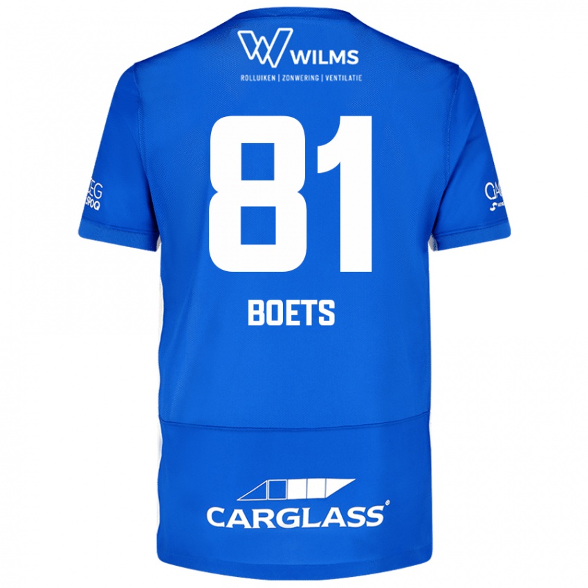 Mænd Keo Boets #81 Blå Hjemmebane Spillertrøjer 2024/25 Trøje T-Shirt