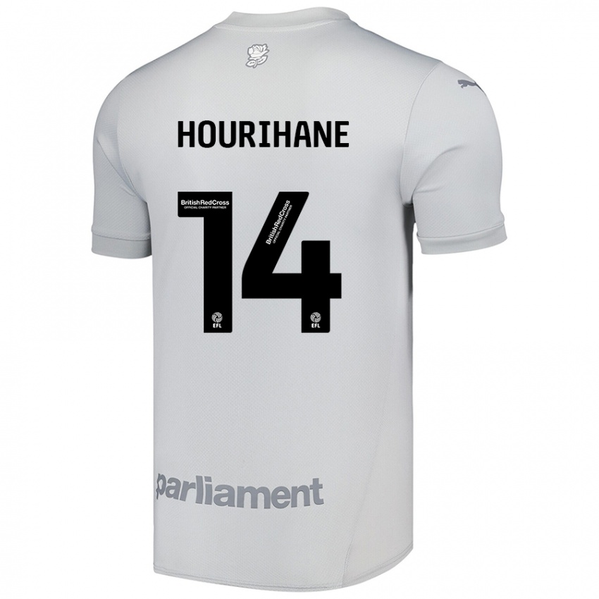 Mænd Conor Hourihane #14 Sølvgrå Udebane Spillertrøjer 2024/25 Trøje T-Shirt