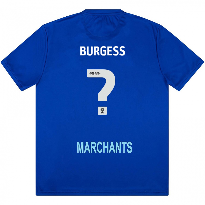 Mænd Bradley Burgess #0 Grøn Udebane Spillertrøjer 2024/25 Trøje T-Shirt