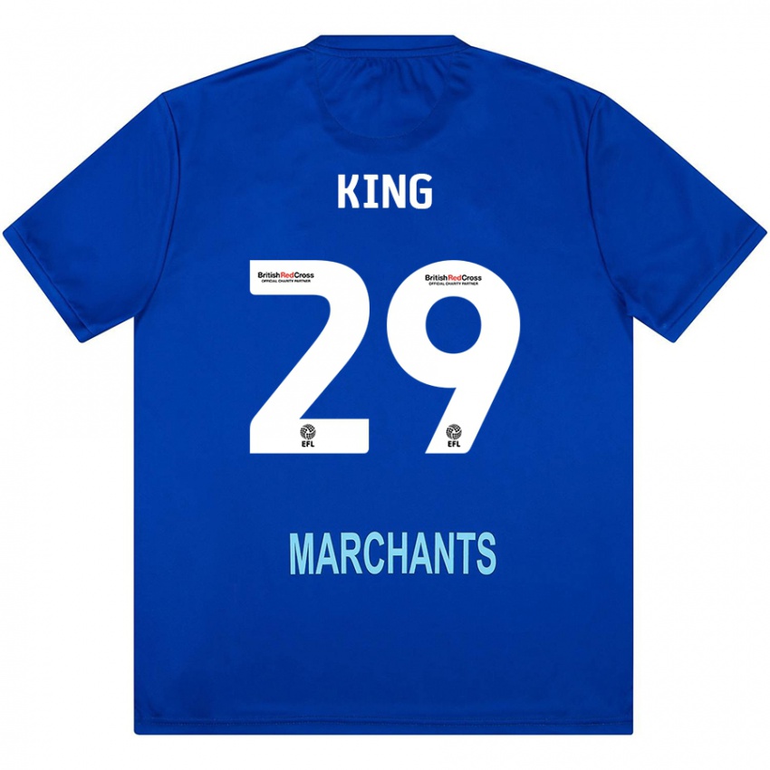 Mænd Tom King #29 Grøn Udebane Spillertrøjer 2024/25 Trøje T-Shirt