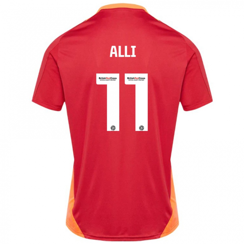 Mænd Millenic Alli #11 Blå Off White Udebane Spillertrøjer 2024/25 Trøje T-Shirt