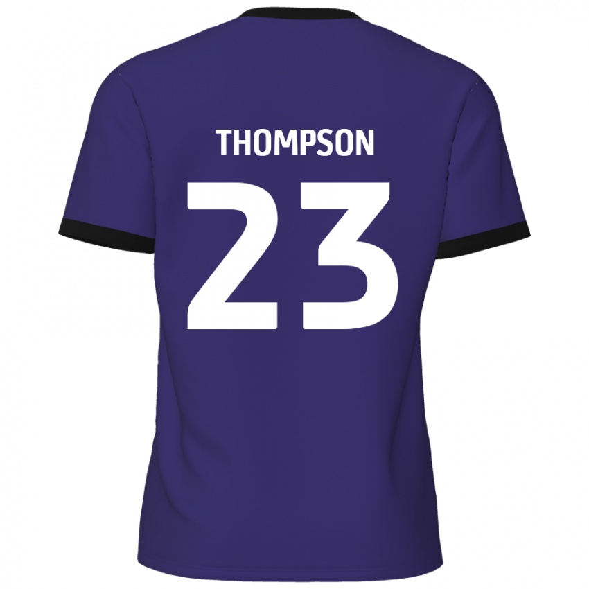 Mænd Louis Thompson #23 Lilla Udebane Spillertrøjer 2024/25 Trøje T-Shirt