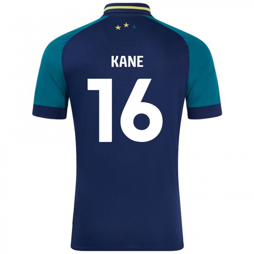 Mænd Herbie Kane #16 Marineblå Mørkegrøn Udebane Spillertrøjer 2024/25 Trøje T-Shirt