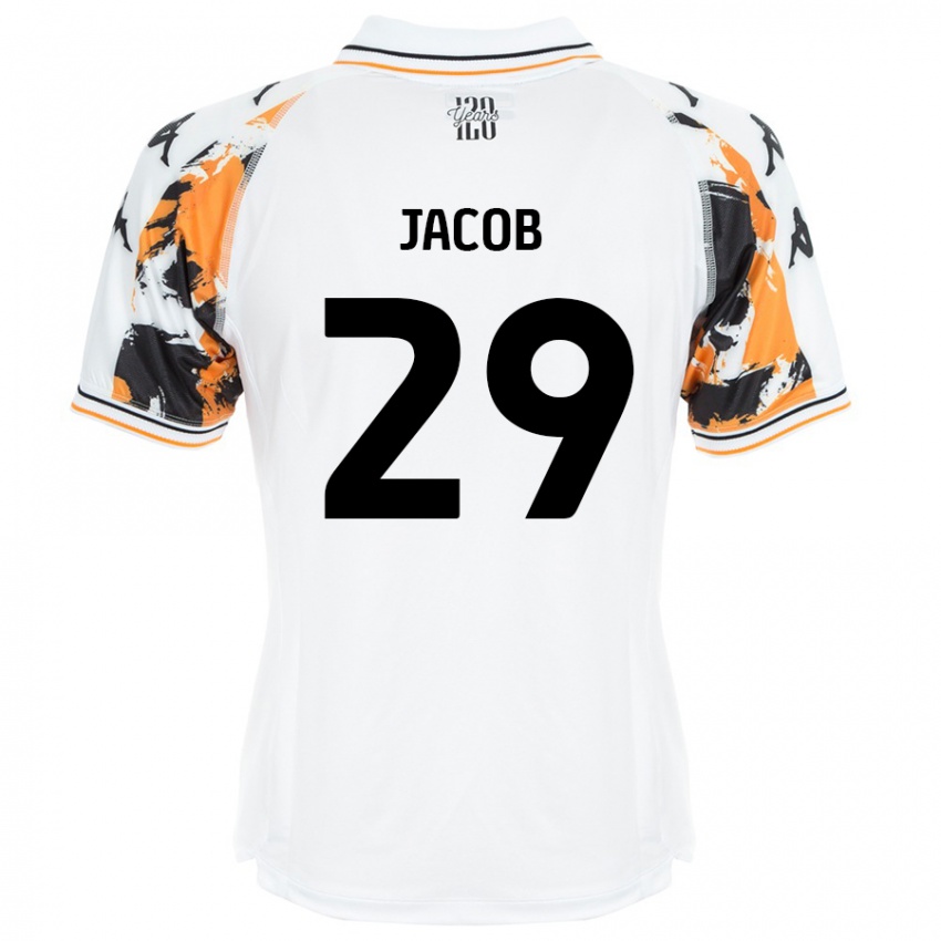 Mænd Matty Jacob #29 Hvid Udebane Spillertrøjer 2024/25 Trøje T-Shirt