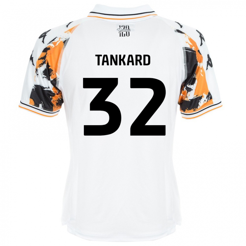 Mænd Lily Tankard #32 Hvid Udebane Spillertrøjer 2024/25 Trøje T-Shirt