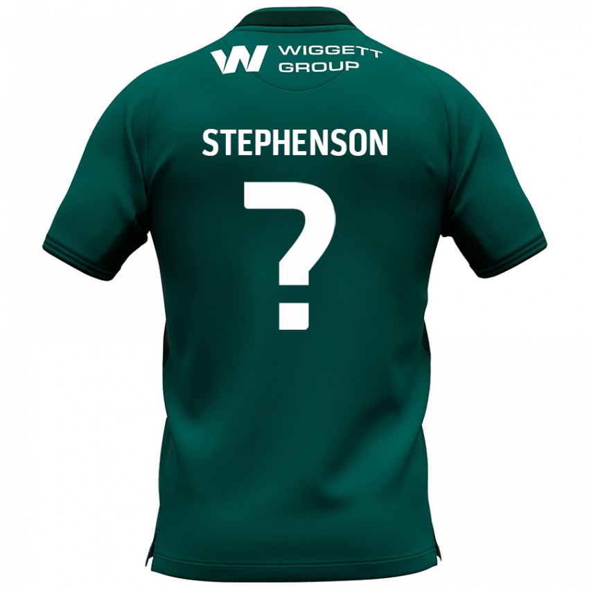 Mænd Joshua Stephenson #0 Grøn Udebane Spillertrøjer 2024/25 Trøje T-Shirt