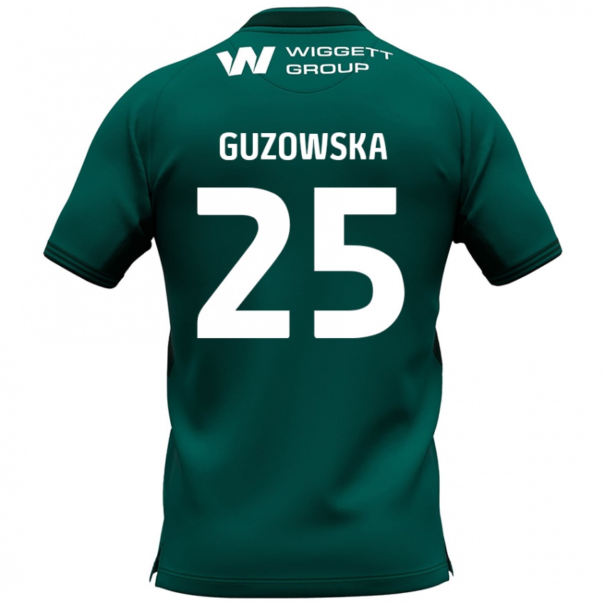 Mænd Sara Guzowska #25 Grøn Udebane Spillertrøjer 2024/25 Trøje T-Shirt