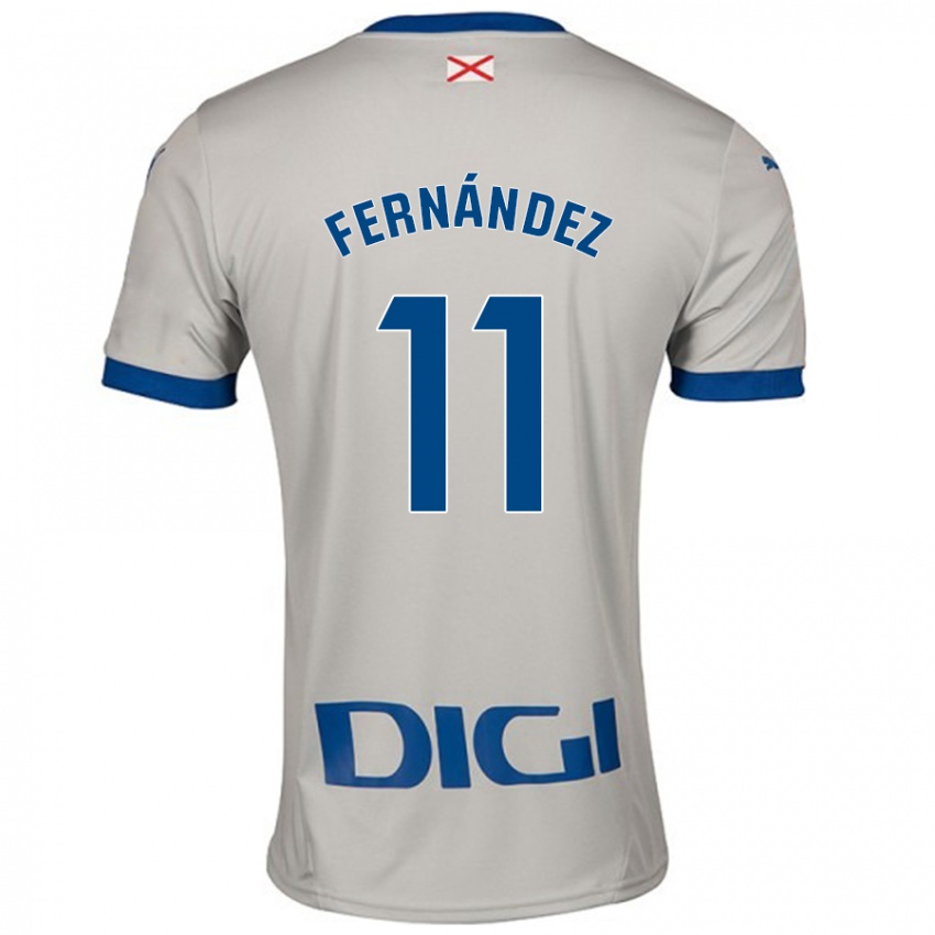 Mænd Imanol Fernández #11 Lysegrå Udebane Spillertrøjer 2024/25 Trøje T-Shirt