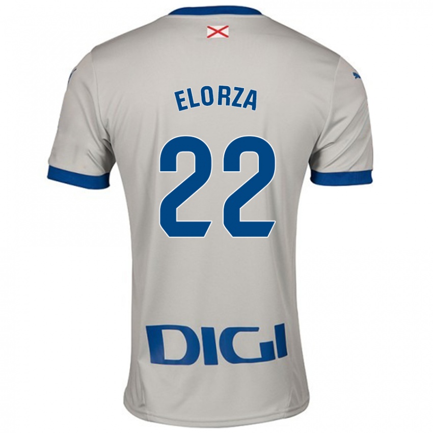 Mænd Sheila Elorza #22 Lysegrå Udebane Spillertrøjer 2024/25 Trøje T-Shirt