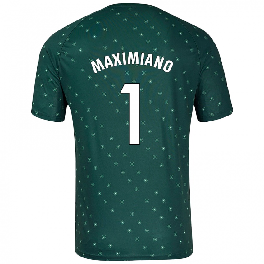 Mænd Luís Maximiano #1 Mørkegrøn Udebane Spillertrøjer 2024/25 Trøje T-Shirt