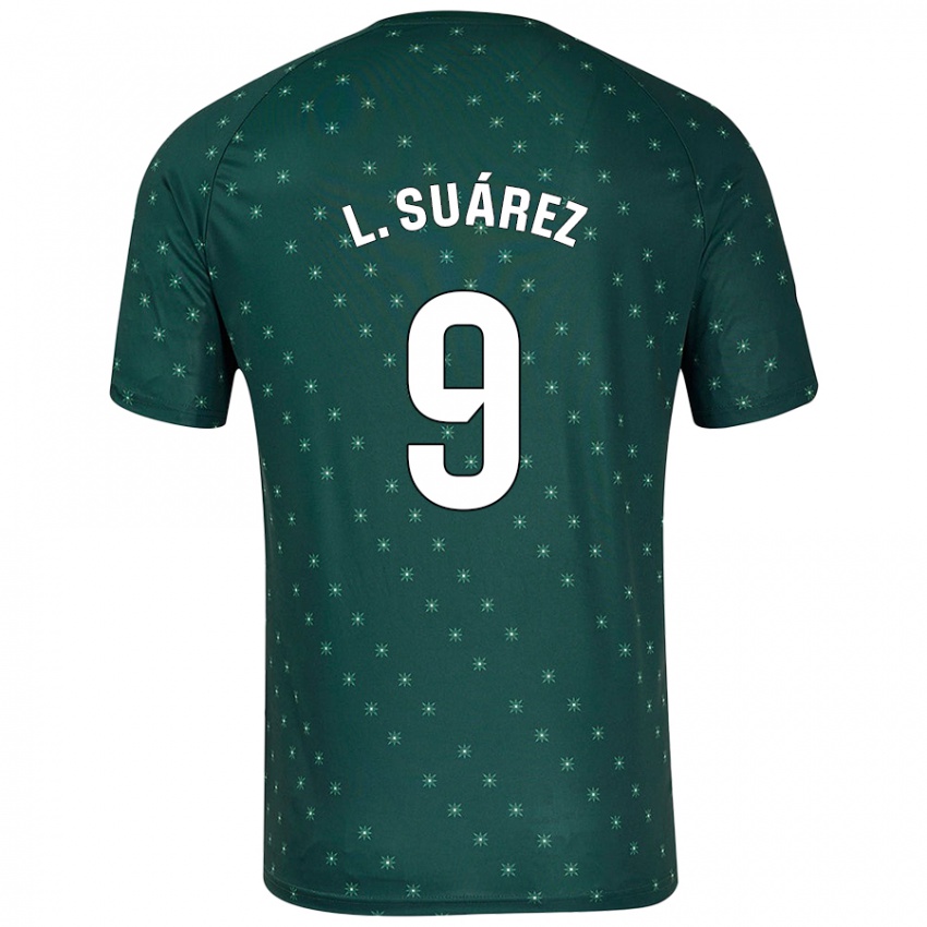 Mænd Luis Suárez #9 Mørkegrøn Udebane Spillertrøjer 2024/25 Trøje T-Shirt