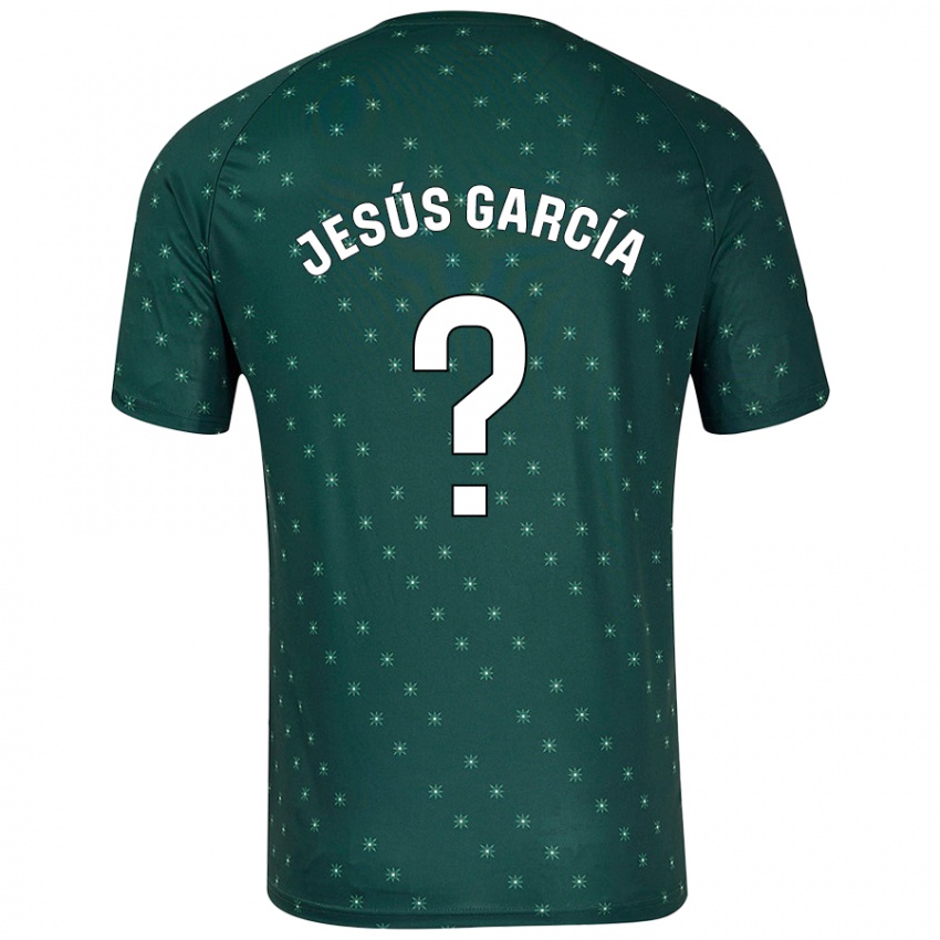 Mænd Jesús García #0 Mørkegrøn Udebane Spillertrøjer 2024/25 Trøje T-Shirt