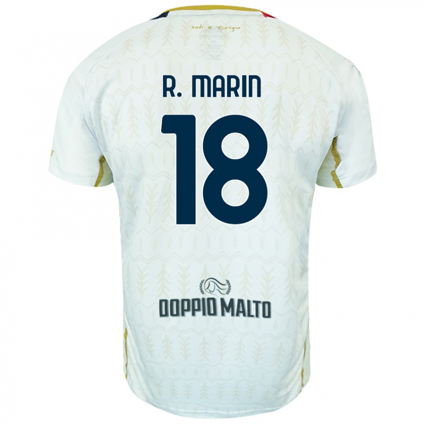 Mænd Răzvan Marin #18 Hvid Udebane Spillertrøjer 2024/25 Trøje T-Shirt