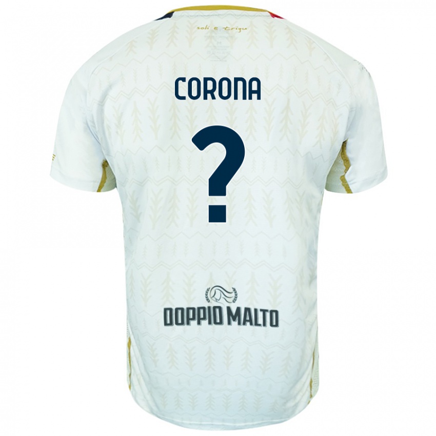 Mænd Leonardo Corona #0 Hvid Udebane Spillertrøjer 2024/25 Trøje T-Shirt