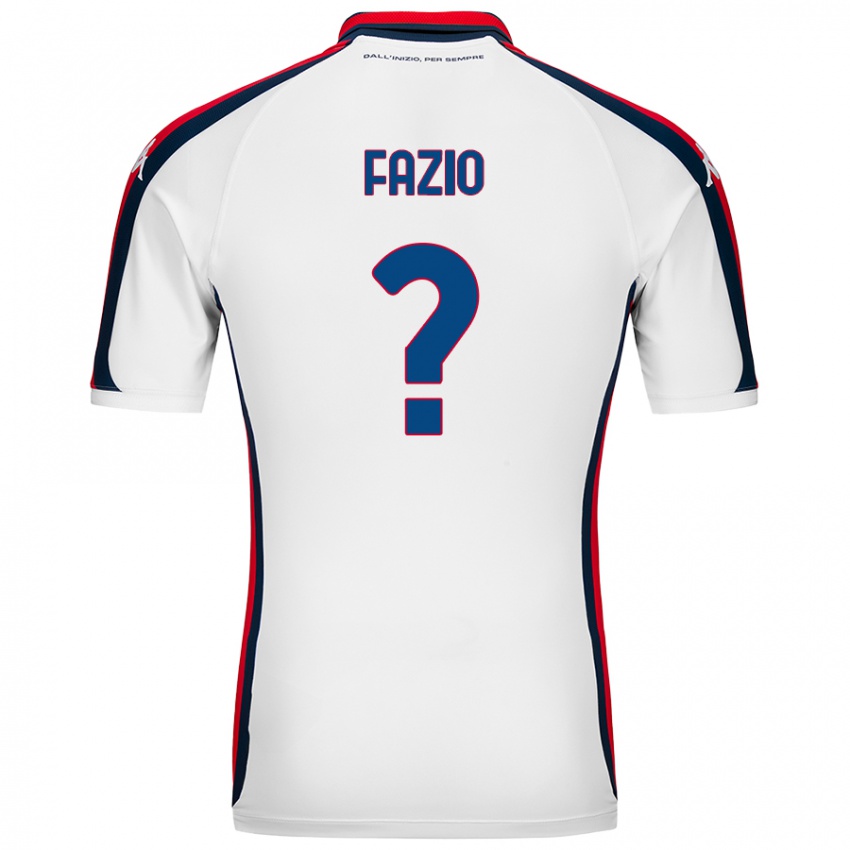 Mænd Lorenzo Fazio #0 Hvid Udebane Spillertrøjer 2024/25 Trøje T-Shirt