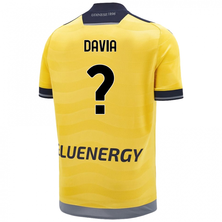 Mænd Emiliano Davia #0 Gylden Udebane Spillertrøjer 2024/25 Trøje T-Shirt