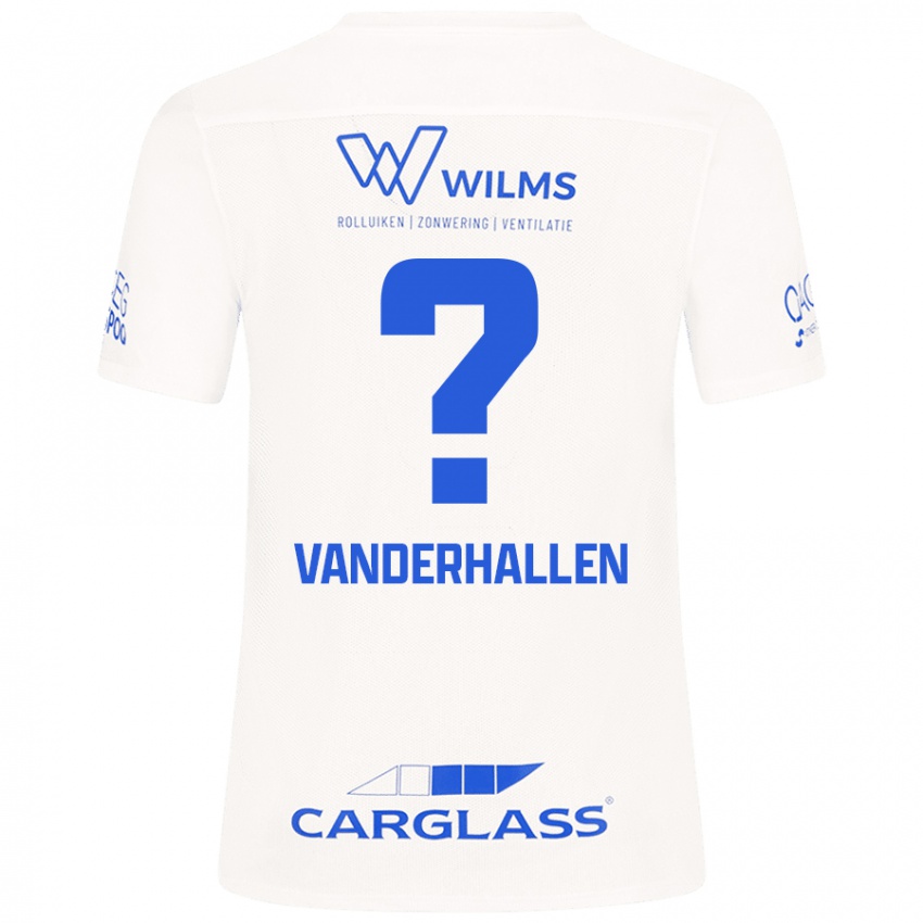 Mænd Yari Vanderhallen #0 Hvid Udebane Spillertrøjer 2024/25 Trøje T-Shirt