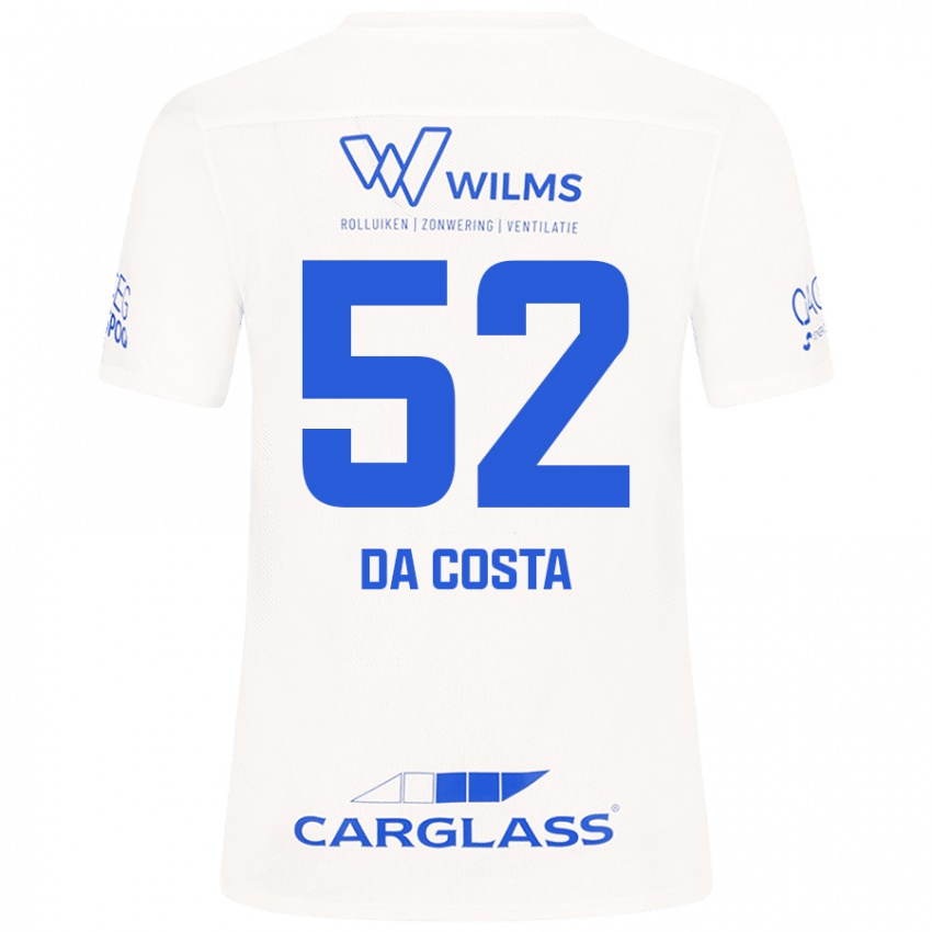 Mænd Wilson Da Costa #52 Hvid Udebane Spillertrøjer 2024/25 Trøje T-Shirt