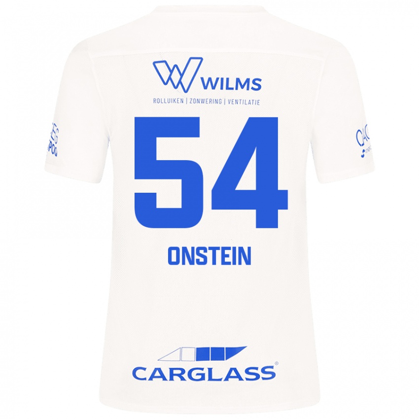 Mænd Juwensley Onstein #54 Hvid Udebane Spillertrøjer 2024/25 Trøje T-Shirt