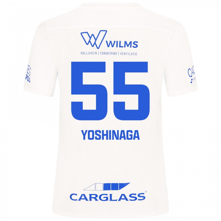 Mænd Yumeki Yoshinaga #55 Hvid Udebane Spillertrøjer 2024/25 Trøje T-Shirt