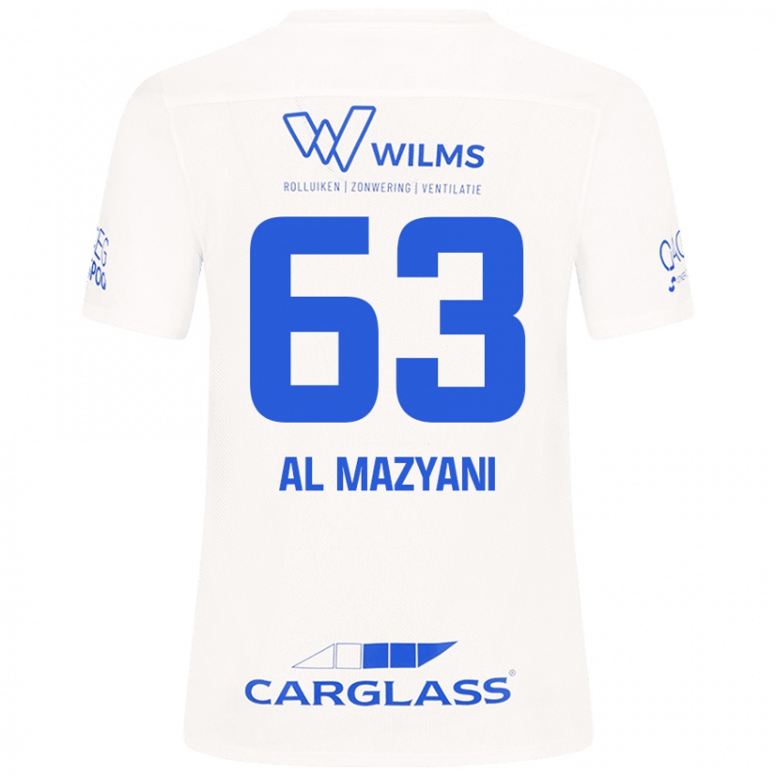 Mænd Faissal Al Mazyani #63 Hvid Udebane Spillertrøjer 2024/25 Trøje T-Shirt