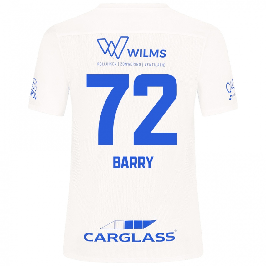 Mænd Alpha Barry #72 Hvid Udebane Spillertrøjer 2024/25 Trøje T-Shirt