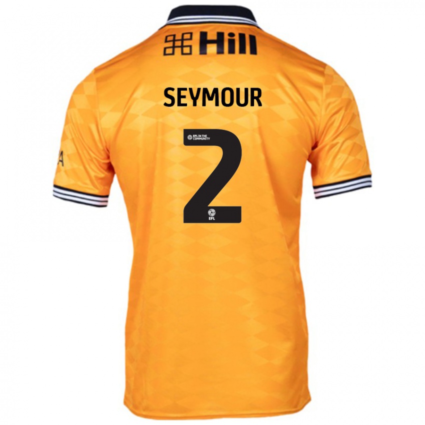 Kvinder Mayzee Seymour #2 Orange Hjemmebane Spillertrøjer 2024/25 Trøje T-Shirt