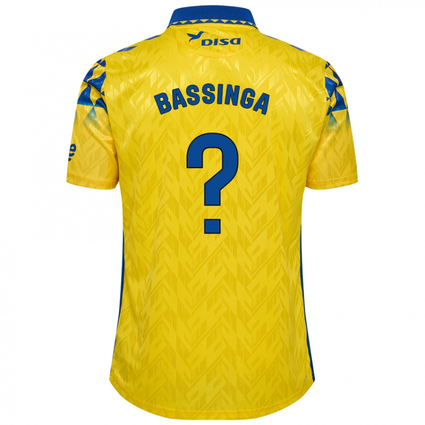 Kvinder Aboubacar Bassinga #0 Gul Blå Hjemmebane Spillertrøjer 2024/25 Trøje T-Shirt