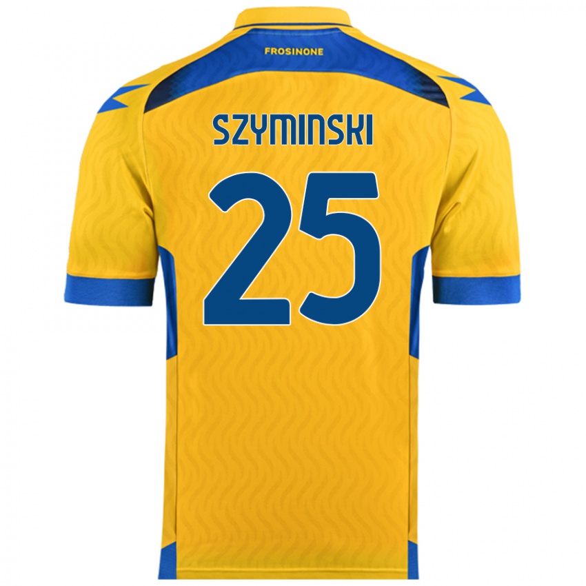 Kvinder Przemyslaw Szyminski #25 Gul Hjemmebane Spillertrøjer 2024/25 Trøje T-Shirt