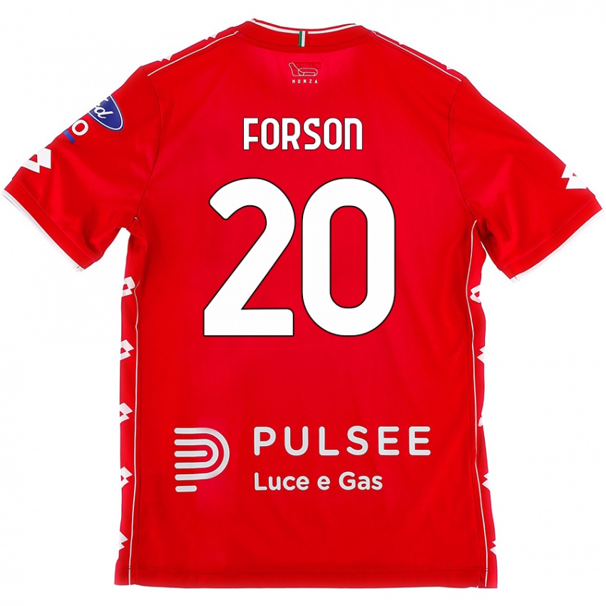 Kvinder Omari Forson #20 Rød Hvid Hjemmebane Spillertrøjer 2024/25 Trøje T-Shirt