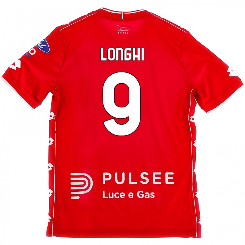 Kvinder Jordan Longhi #9 Rød Hvid Hjemmebane Spillertrøjer 2024/25 Trøje T-Shirt