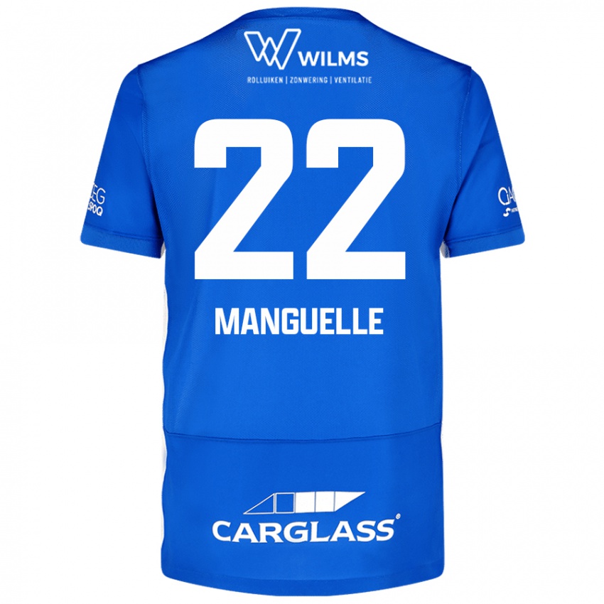 Kvinder Brad Manguelle #22 Blå Hjemmebane Spillertrøjer 2024/25 Trøje T-Shirt