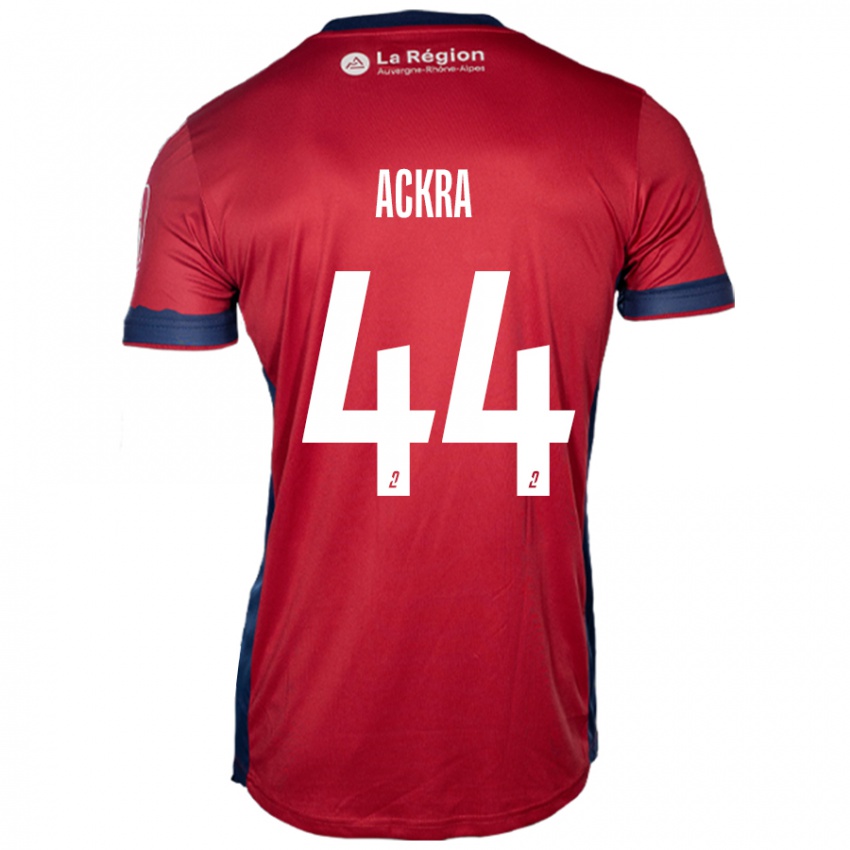 Kvinder Allan Ackra #44 Lys Bordeaux Hjemmebane Spillertrøjer 2024/25 Trøje T-Shirt