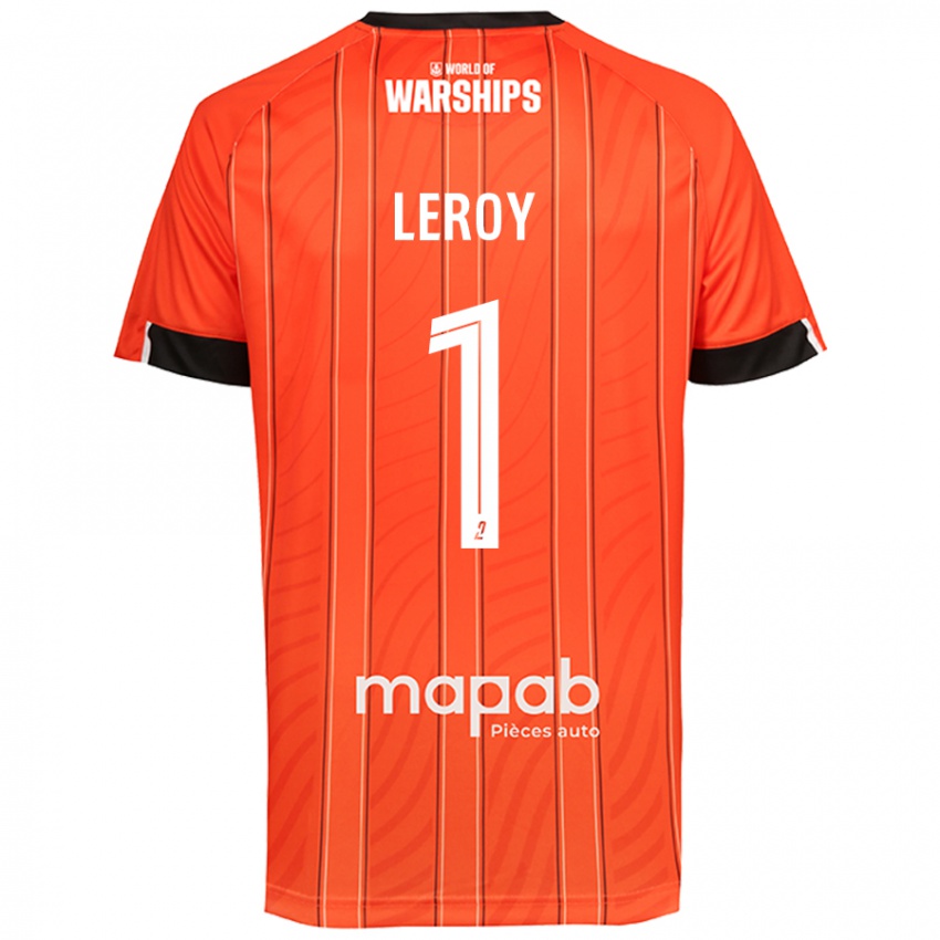 Kvinder Benjamin Leroy #1 Orange Hjemmebane Spillertrøjer 2024/25 Trøje T-Shirt