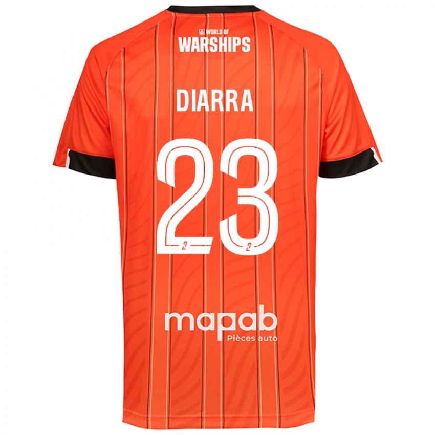 Kvinder Stéphane Diarra #23 Orange Hjemmebane Spillertrøjer 2024/25 Trøje T-Shirt