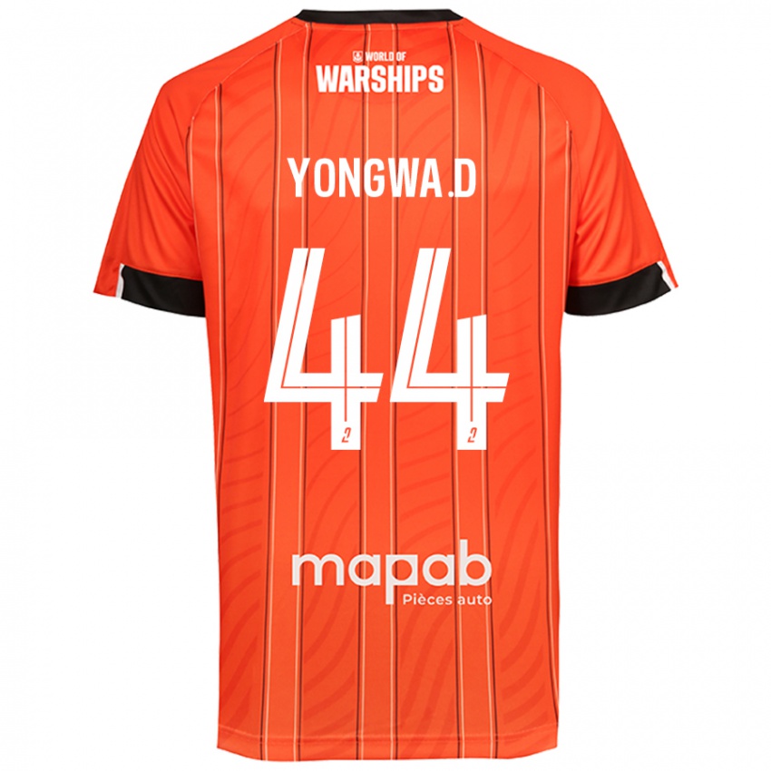 Kvinder Darlin Yongwa #44 Orange Hjemmebane Spillertrøjer 2024/25 Trøje T-Shirt