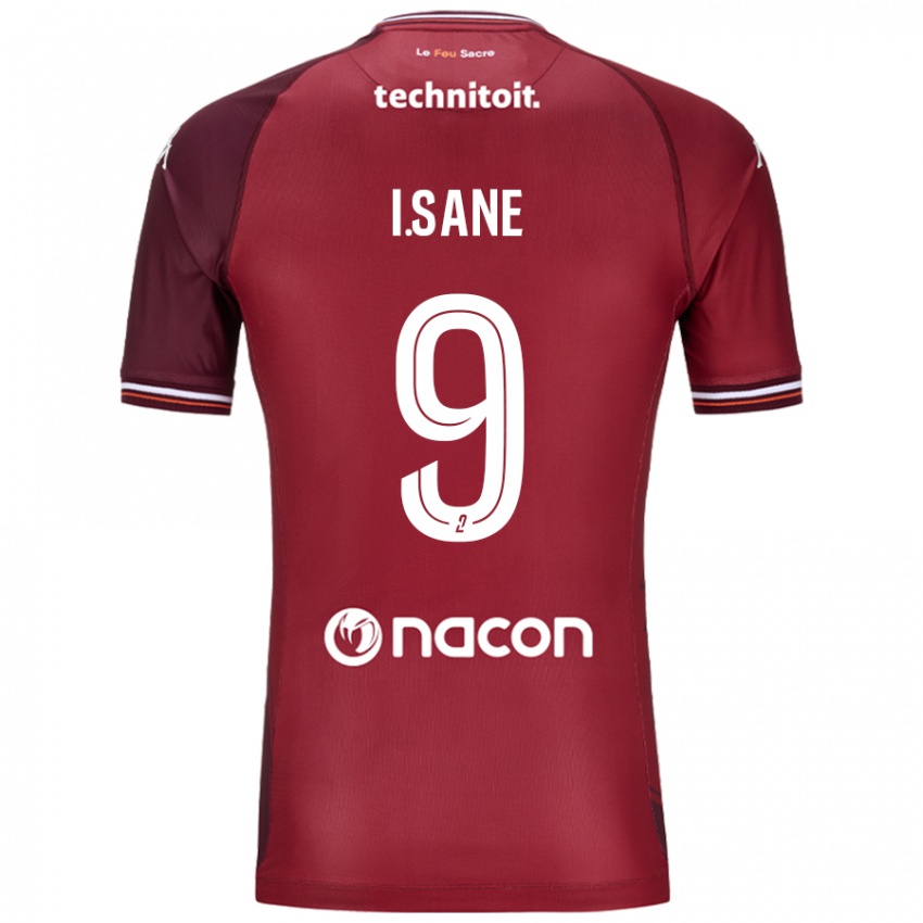 Kvinder Ibou Sané #9 Rød Granata Hjemmebane Spillertrøjer 2024/25 Trøje T-Shirt