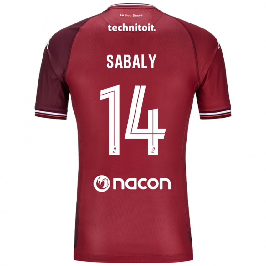 Kvinder Cheikh Sabaly #14 Rød Granata Hjemmebane Spillertrøjer 2024/25 Trøje T-Shirt